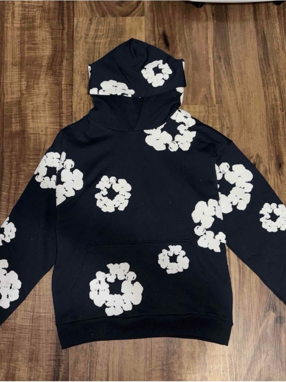 Denim Tears the cotton wreath sweatshirt navy